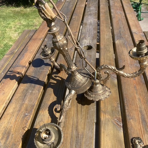 Messing dreifach kerzen - messing,