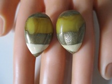 Bernstein  Ohrringe Clips 925