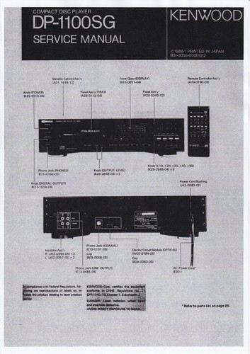 Service manual anleitung für - service,
