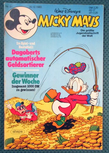 Micky maus 1983 heft - maus, vom