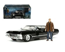 Jada 1/24 NEU 1967 CHEVROLET IMPALA & DEAN WINCHESTER FIGUR SUPERNATURAL 32250