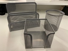 Büroorganizer Set (3-teilig), Notizzettel, Stiftehalter und Ablage