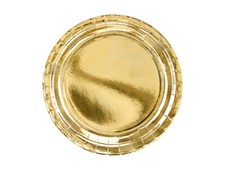 Teller, gold, 23cm (1 VPE / 6