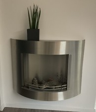 Kamin Ofen, Edelstahl 95/25/73 cm