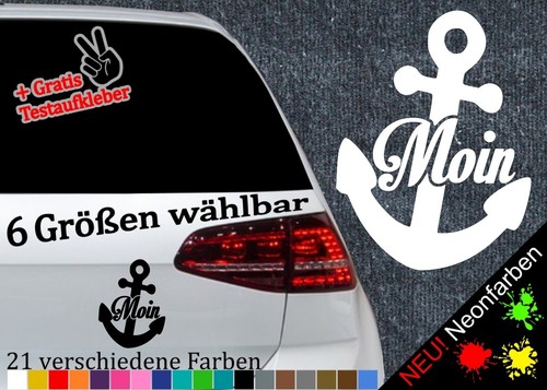 Anker moin aufkleber sticker - anker,