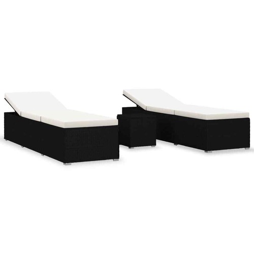 Polyrattan sonnenliege - polyrattan,