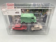 Modellautos 1:87 H0 Busch 1602 Citroen Automodelle Set mit OVP
