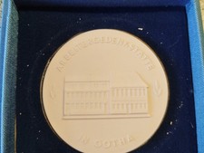 Porzellan Medaille Meissen