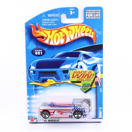 Hot wheels 2002 blue card - blue,