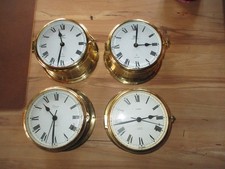 4 Glasenuhren Quartzwerk mit