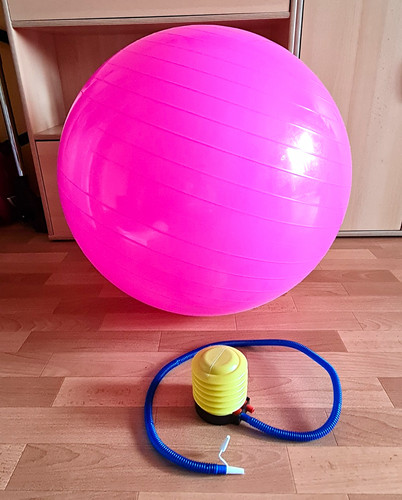 Gymnastikball rosa aus - rosa,