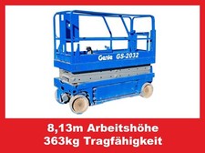 Genie Scherenarbeitsbühne Hubbühne Hubsteiger Arbeitsbühne 8,13m 363kg