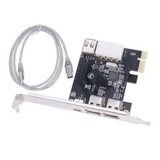 PCIE 1X 1394 Card with