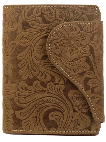 Damenbörse mit floral muster - floral,