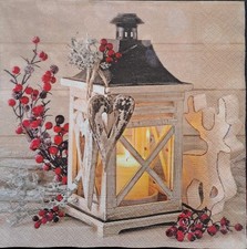 4 Servietten *'Weihnachten* Serviettentechnik - W 136