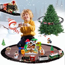 Elektrischer Eisenbahn Zug Weihnachtszug Set Modelleisenbahn Weihnachtsbahn Zug