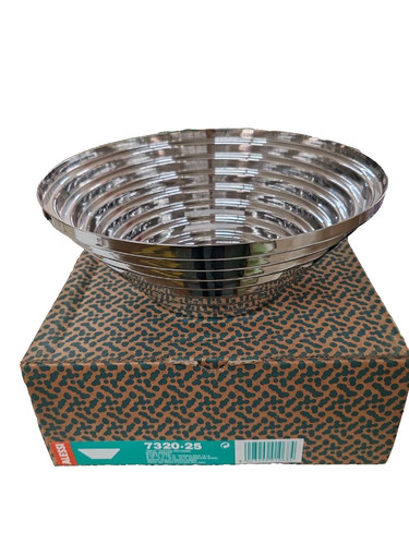 Alessi korb rund - rund, edelstahl