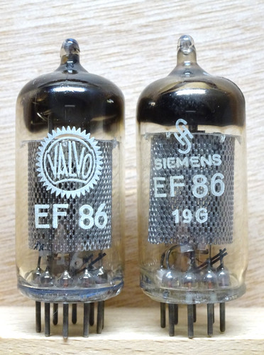 Pair mullard ef86 - ef86, sehr