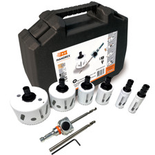 Mandrex 10-teiliges Premium Lochsägen Set Bi-Metall M42 SpeedXcut für Edelstahl 