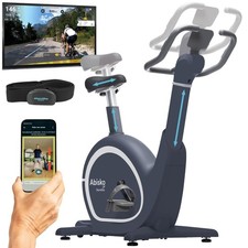 Skandika Ergometer Abisko automatische Verstellung App-kompatibel grau B-Ware