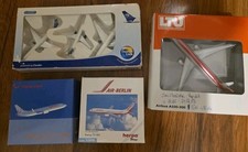 6 MODELLE METALL FLUGZEUGE-Airbus A330-300 LTU ,AIR BERLIN ,Hapag-L., Thomas C,