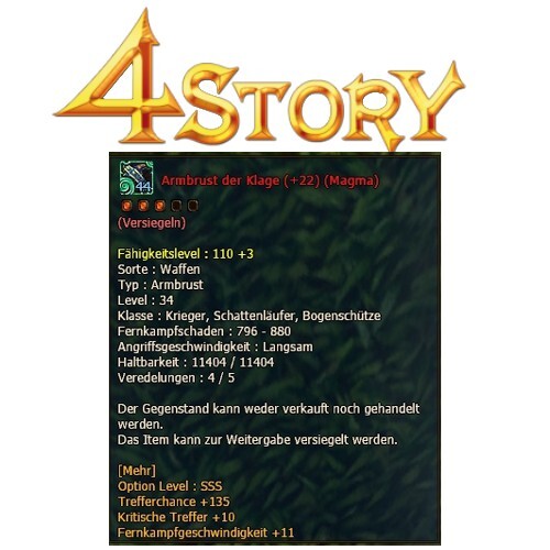 4story xhadra 44 - +22, armbrust
