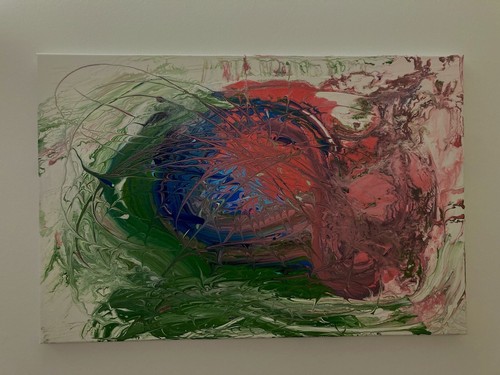 Abstrakte acryl bilder - abstrakte, auf