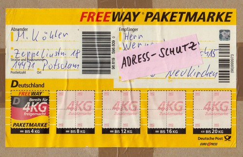Paketmarke freeway post euro - paketmarke,