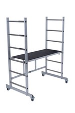 Krause Corda Alu-Faltgerüst Rollgerüst Montagegerüst Fahrgerüst Gerüst, 2,90 m