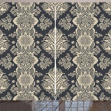 Damast Rustikale Gardine