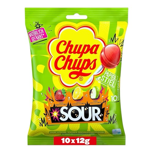 Chupa chups saure lutscher - saure,