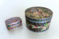 Cloisonne Emaille Deckeldose