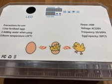 Brutautomat Vollautomatisch Brüter Brutmaschine 15 Eier Breuaily Hühner Brüten