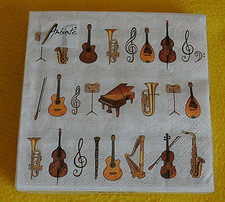 20 Servietten Musik