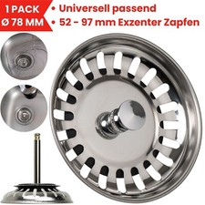 Siebkörbchen Spüle Ø 78 mm