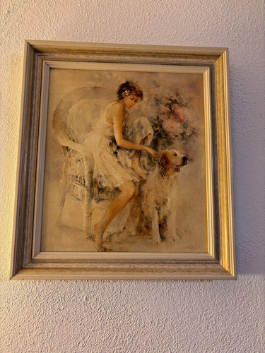 Romantisches gemälde - gemälde, –