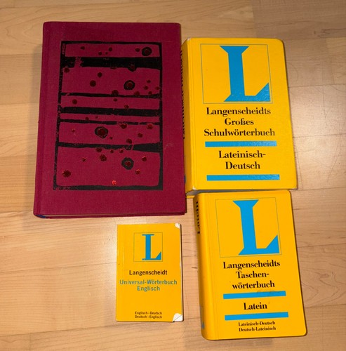 Drei wörterbücher latein 2x - wörterbücher, latein,