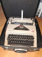AEG Olympia Regina de Luxe Reise Schreibmaschine m. Koffer