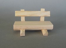 Krippenzubehör Holzbank