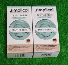 2x Simplicol TEXTILFARBE
