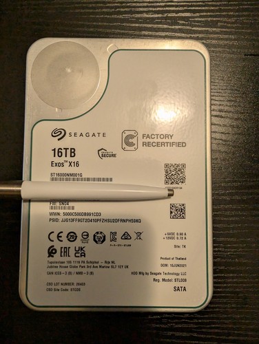 Seagate exos x16 16tb - exos,
