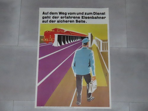 Plakat deutsche bundesbahn - plakat, db