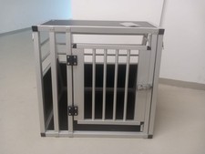 Hunde Transportbox_Alluminium_Wie Neu