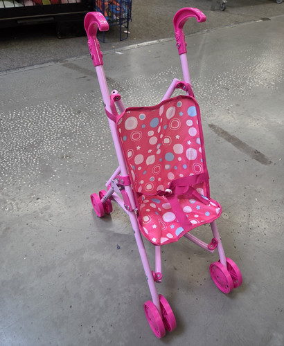 Rosa puppenwagen buggy mit - rosa, puppenwagen/buggy