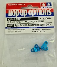 Tamiya 54697, TRF419 / TRF419X / Evo 6, Tuning Alu Aufhängungshalter 05D, NEU