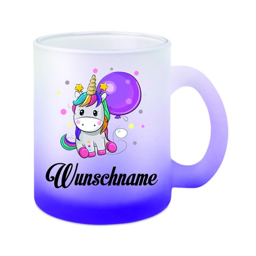 Glas tasse weiß lila - glas-tasse,
