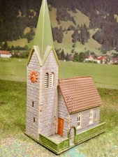 Spur N Dorfkirche für Modellbahn Anlage etc.