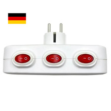 3-Fachs EU Mehrfachsteckdose