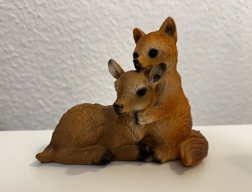 Deko figur fuchs reh rehkitz - deko,