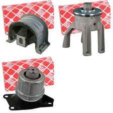 3x FEBI MOTORLAGER passend für VW BUS TRANSPORTER T5 T6 2.0 TSI 2.0/2.5 TDI